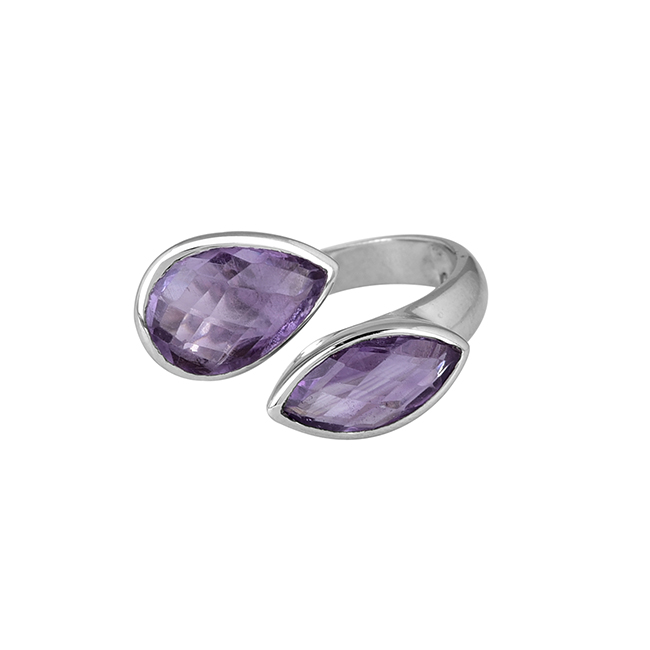Solid 925 sterling silver purple amethyst gemstone Manufacturer