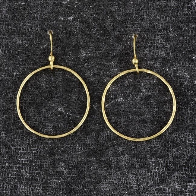 Yellow Gold Plated Dangle Hook Earrings 925 Silver Exporter