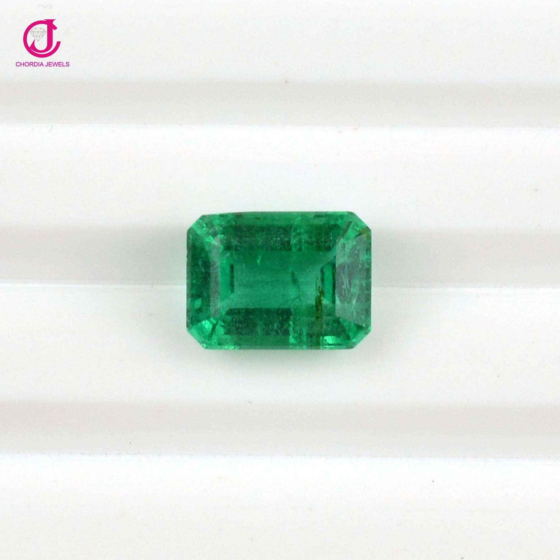 Zambian Emerald Octagon Cut Loose Gemstones for Pendants Offer Price Supplier