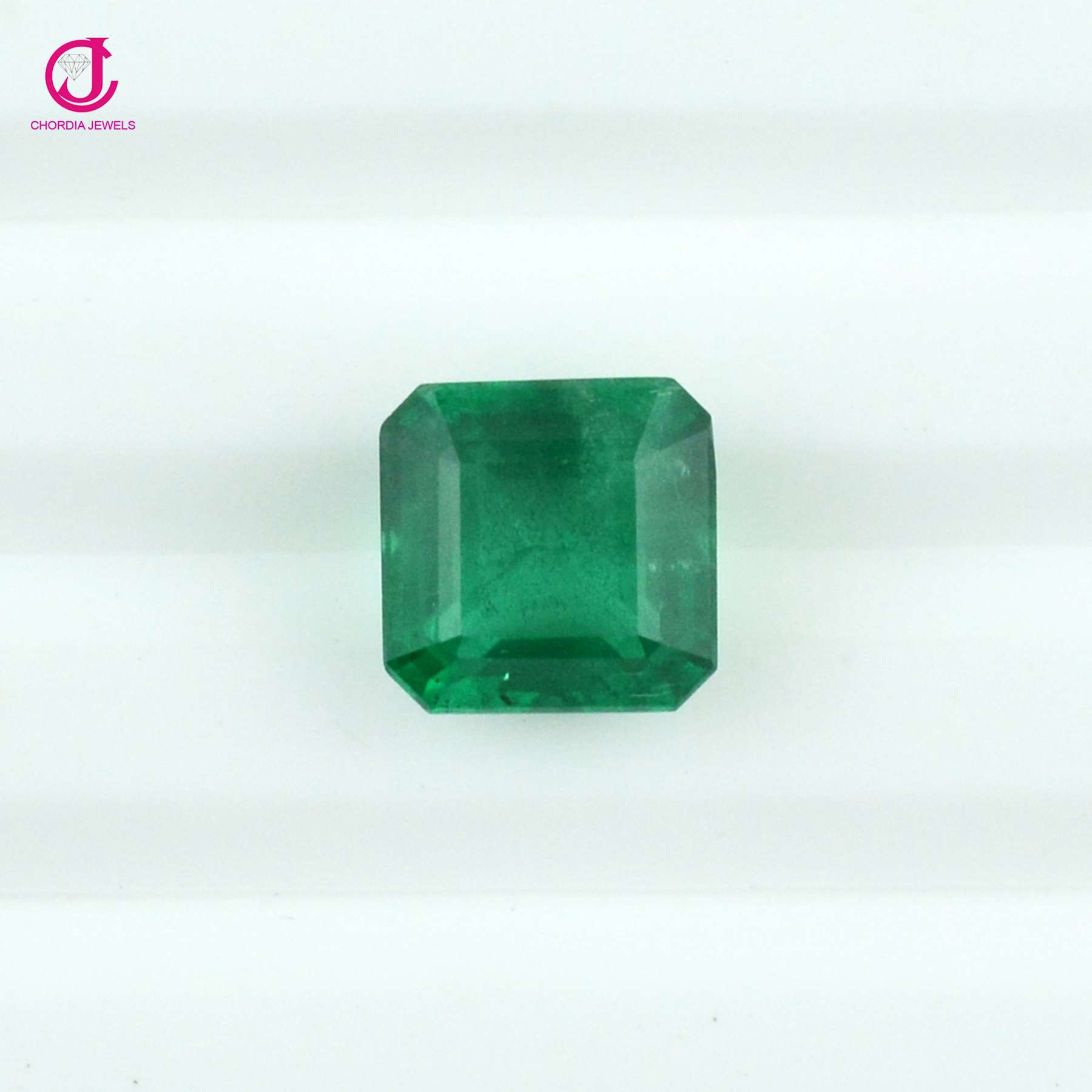 Natural Super Fine Green Zambian Emerald Octagon Cut For Pendants Supplier