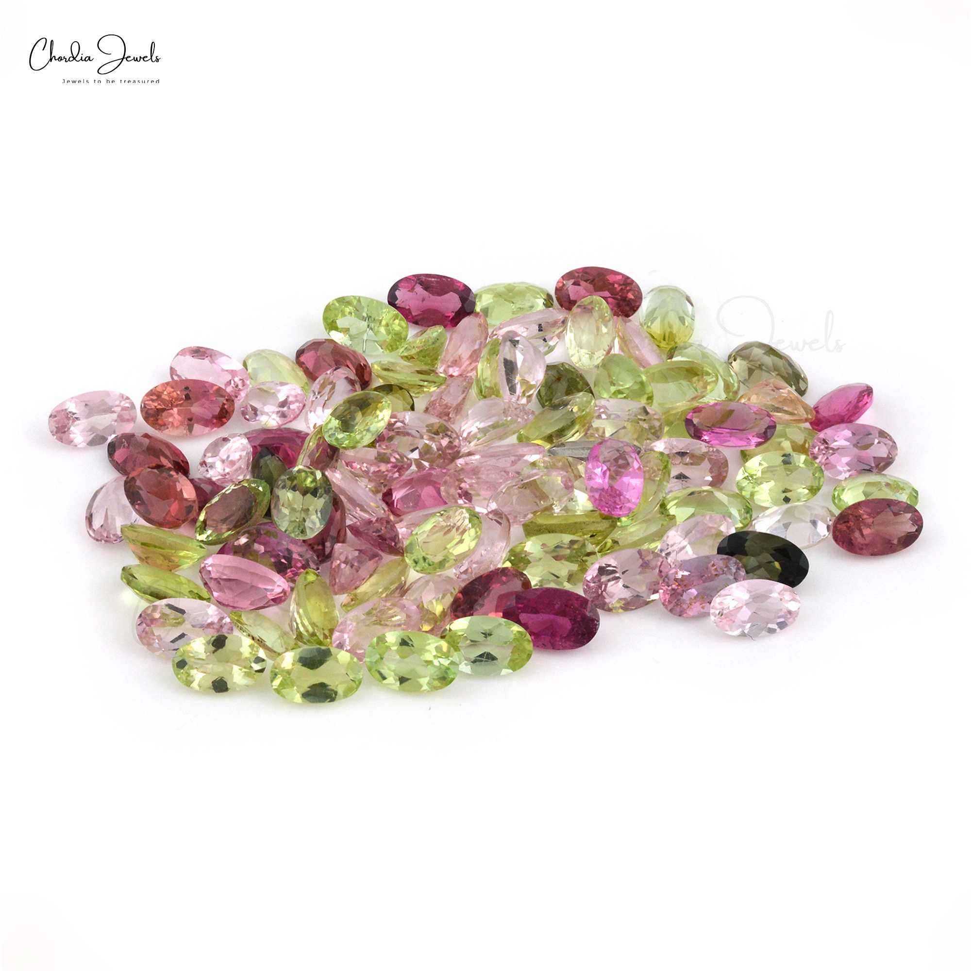 5x3mm Oval Cut Multi Tourmaline Price Per Carat Supplier