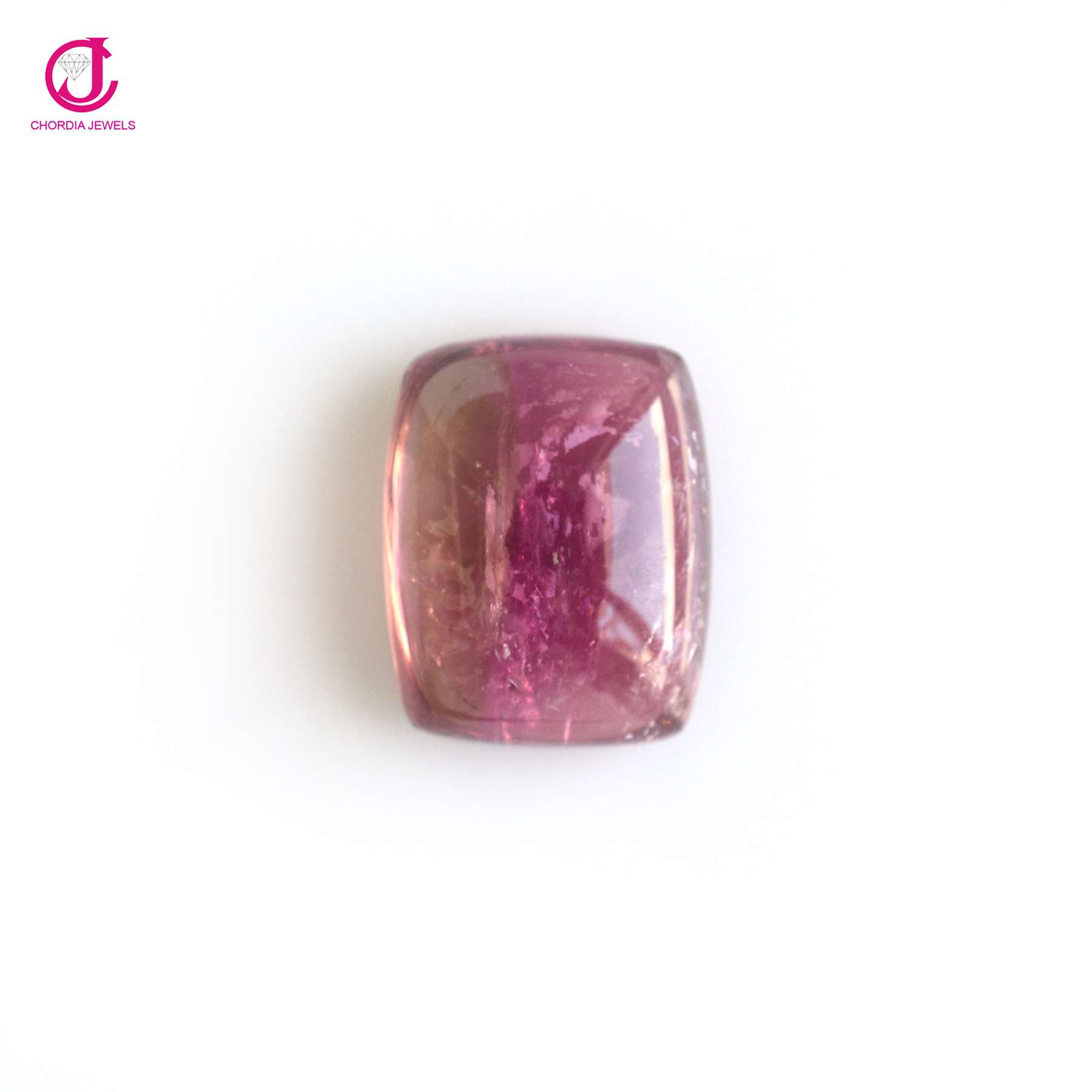 Rare Gemstone Bi Color Tourmaline Cushion 2.87 Carats Supplier