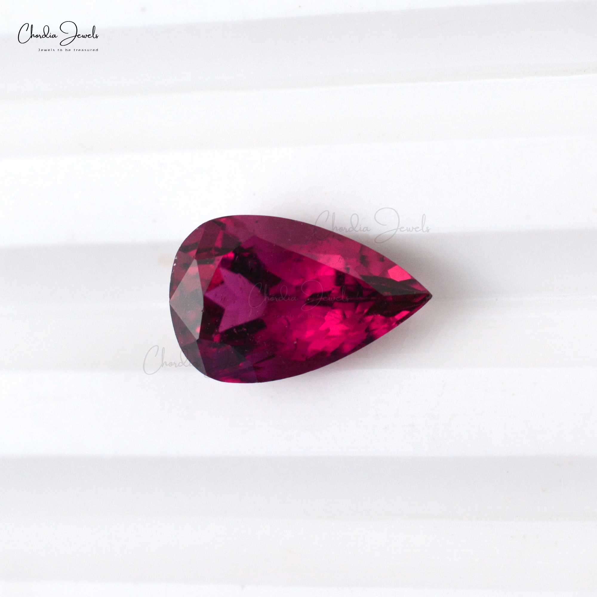 Top Quality Pink Tourmaline Pear Cut For Pendant, Natural Gemstone Supplier