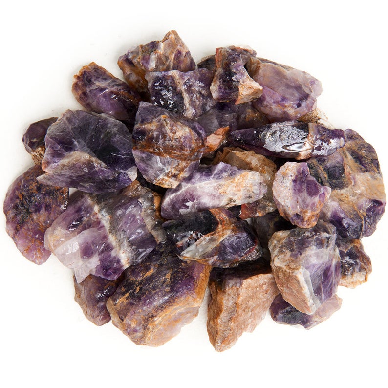 Amethyst Rough Rocks from India Raw Natural Crystals and Stones Wholesaler