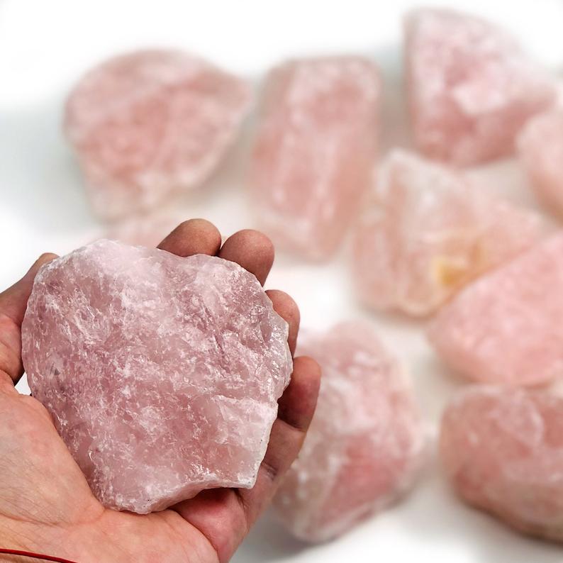 Rose Quartz Rough Stone For Home Decor Or for Aquarium Wholesaler