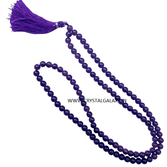 Amethyst 108 Beads Jap Mala Wholesaler