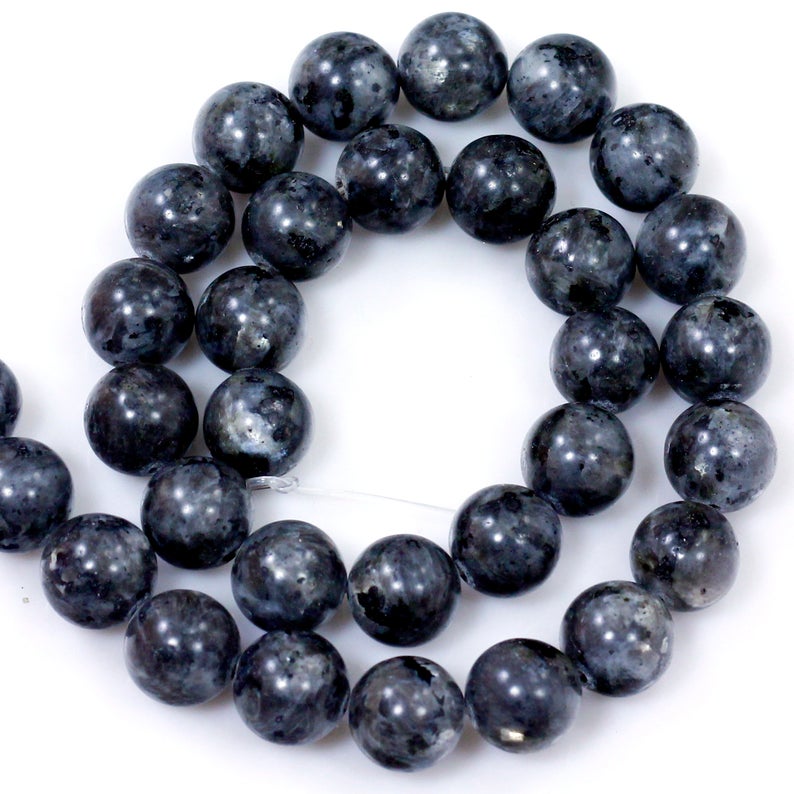 Natural Labradorite Agate Round Smooth Spacer Loose Gemstones Beads Wholesaler