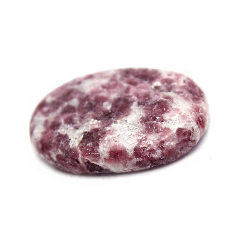 Lepidolite Worry Stone Slab Thumb Stone Palm Stone Metaphysical Wholesaler