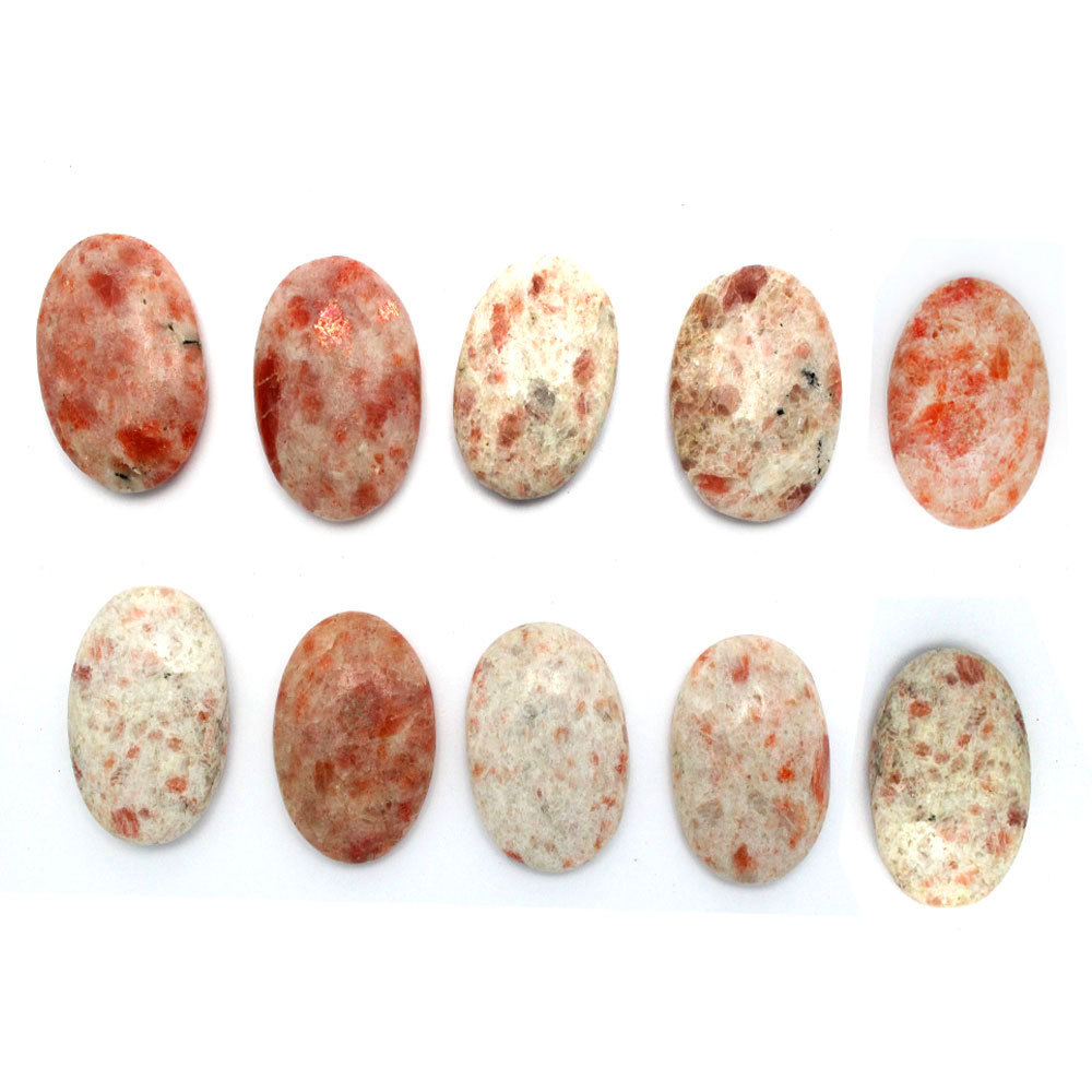 Sunstone Worry Stone Slab Thumb Stone Palm Stone Metaphysical Wholesaler