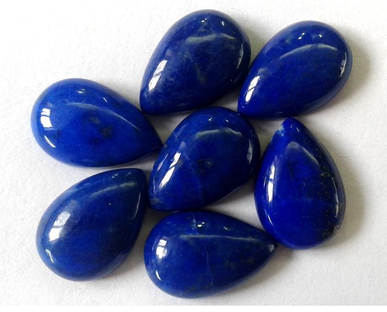 Natural Blue Lapis Lazuli Cabochon Pear Shape Lapis for jewelry Wholesaler