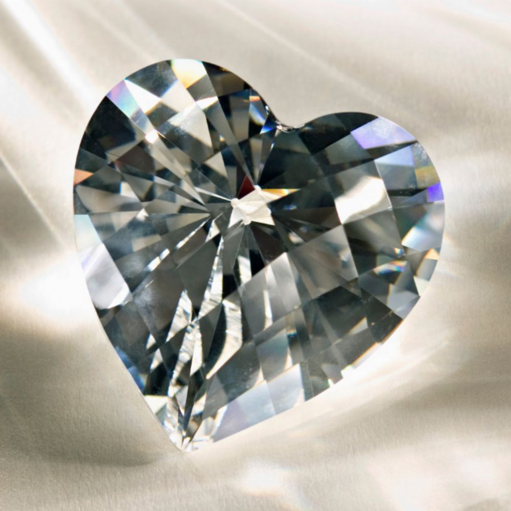 Heart Shape 1.01 F VVS2 CVD TYPE 2A IGI Certified Lab grown Diamond Supplier