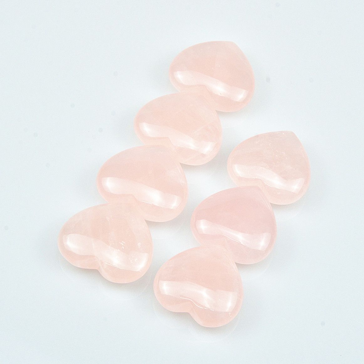 Wholesale Natural A Ice Rose Quartz Crystal 55mm 50mm Rose Quartz