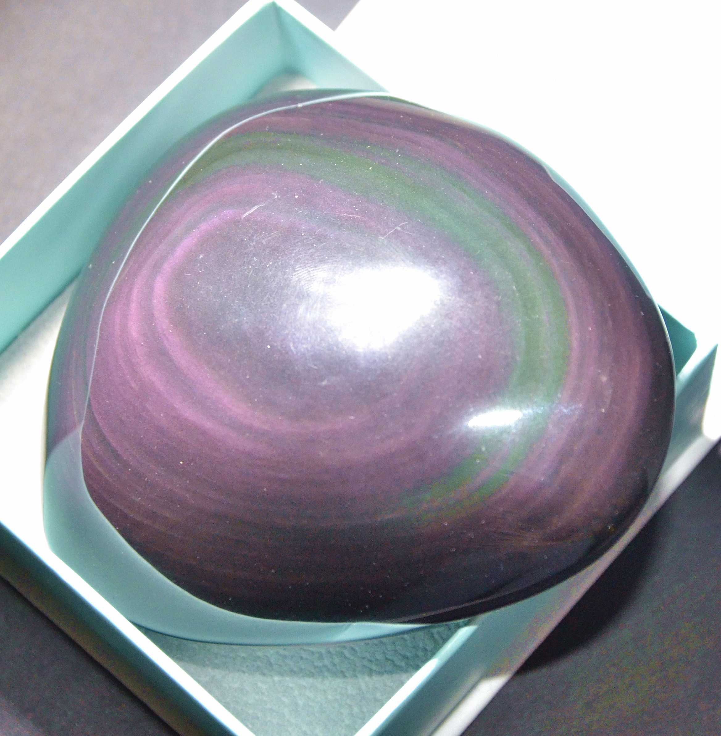 Wholesale Rainbow Obsidian Hand Palm Stones Crafts