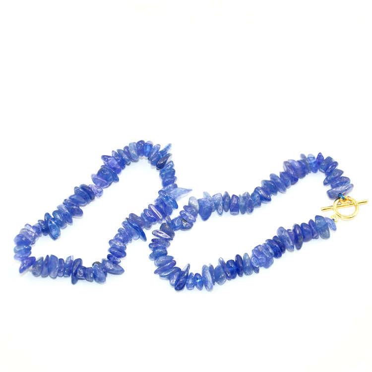 AAA Grade Tanzanite Chips Stone 8-12 MM Bracelet Gemstone Supplier