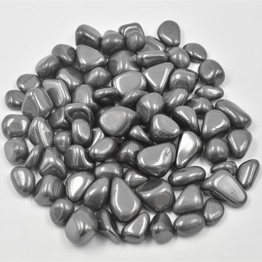 Natural Semi-Precious Stone Crafts Hematite Tumbled Stone Wholesaler