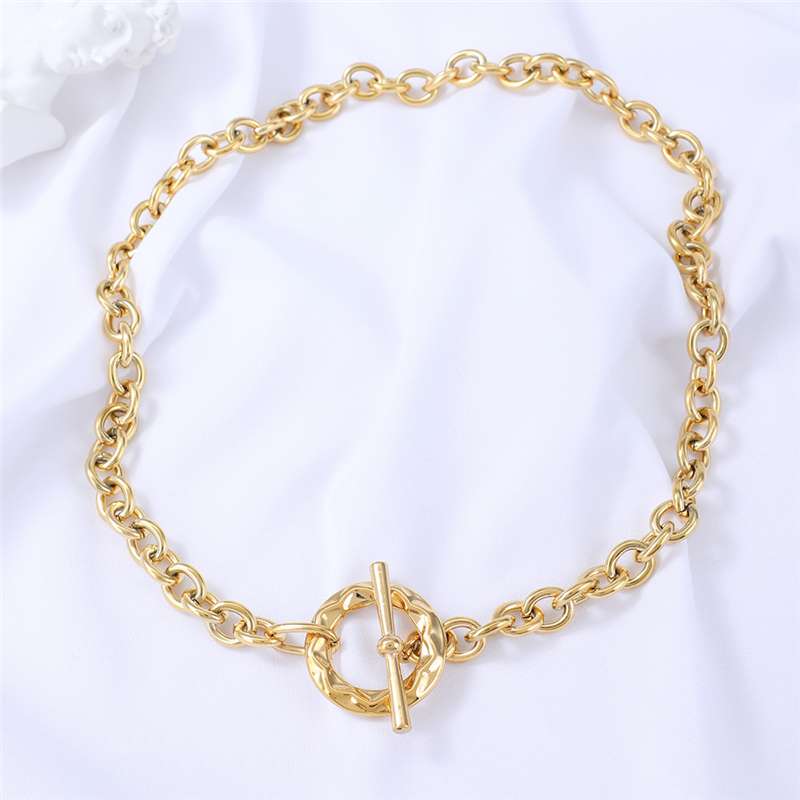 Wholesale 14K Gold Plated Stainless Steel Bracelet Necklace Jewelry