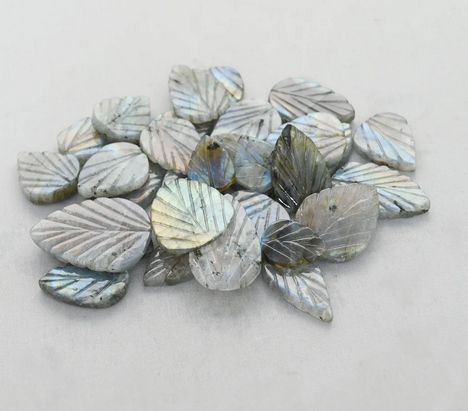 loose gemstones  AAA Quality 100% Natural Amethyst Leaf Shape Carved Supplier