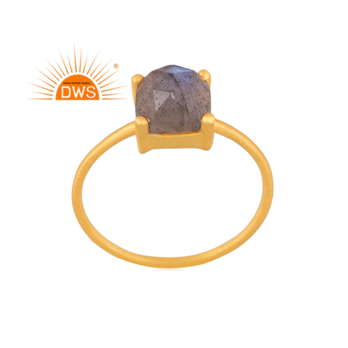 Trending 2022 Sterling Silver Natural Labradorite Gemstone Ring Manufacturer