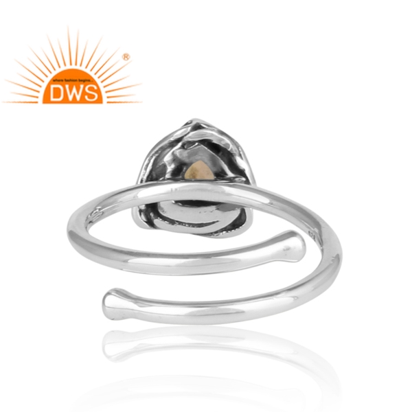 Oxidized Sterling Silver Stackable Ring Manufacturer
