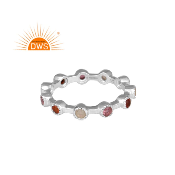 Ethiopian Opal & Carnelian Gemstone Ring Exporter