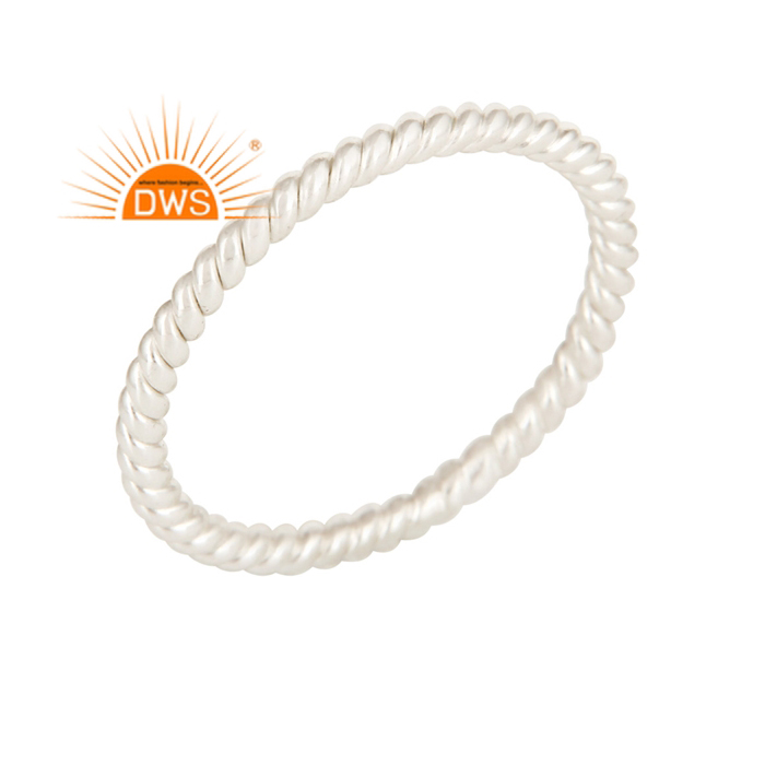 925 Silver Women's Fashion Band Ring Supplier