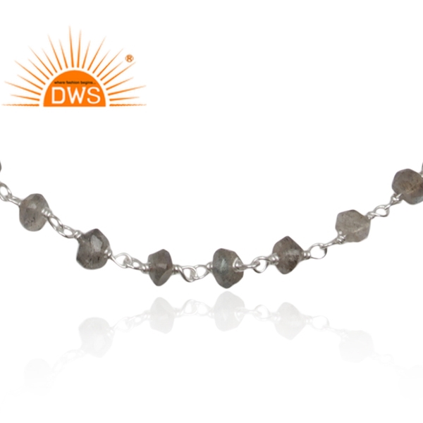 925 Silver Labradorite Gemstone Bracelet Exporter