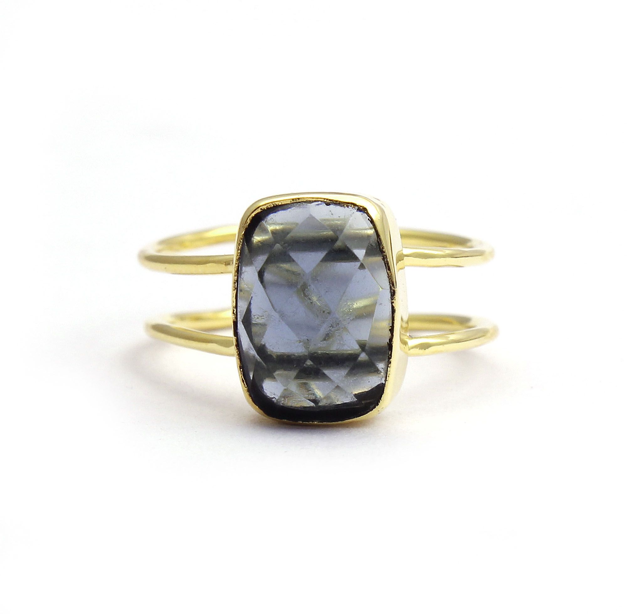 Wholesale  London blue topaz ring gold/silver plated ring Supplier