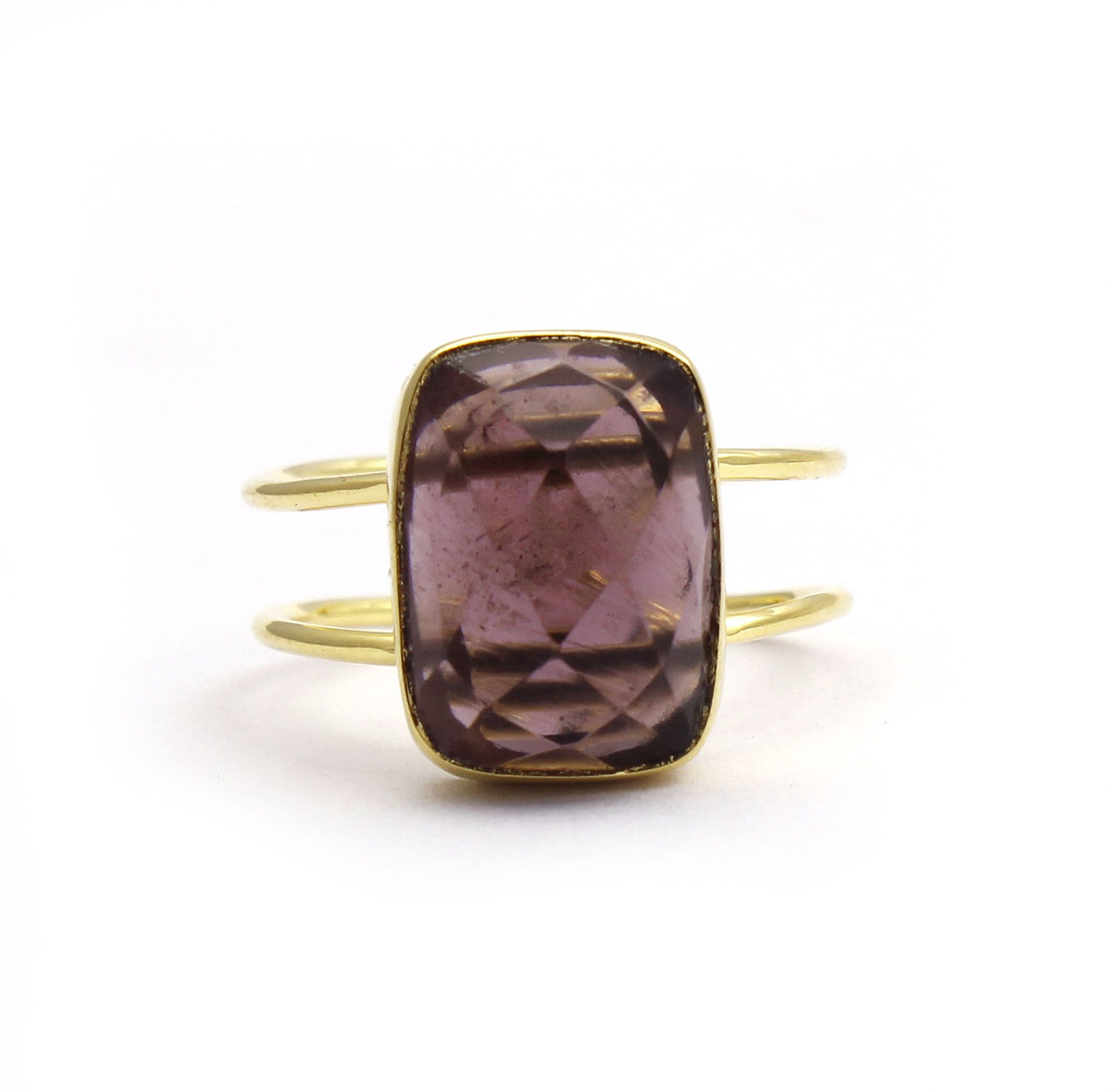 Wholesale  London blue topaz ring gold/silver plated ring Supplier