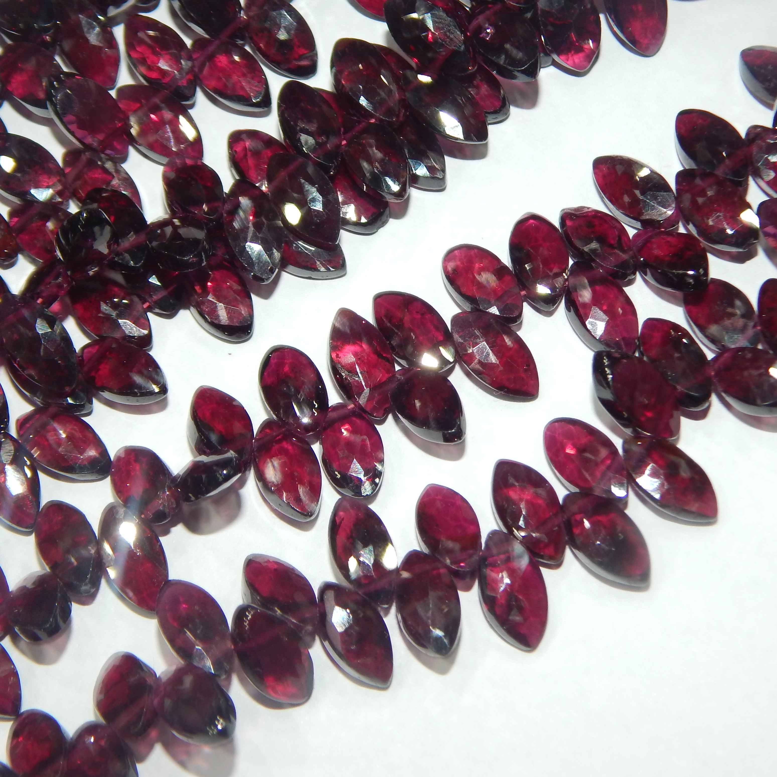 Natural color gemstone brilliant faceted marquise loose beads Exporter