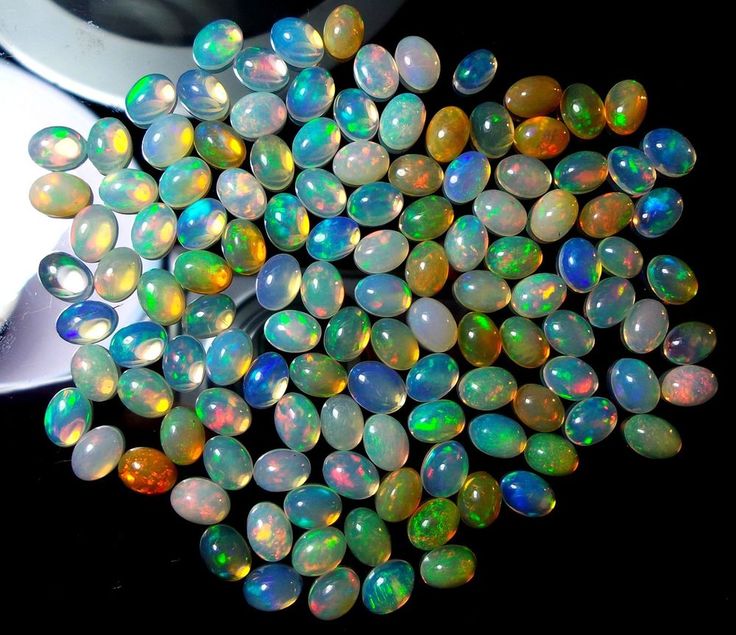 Wholesale natural color play and fire color play and fire welo Ethiopian opal