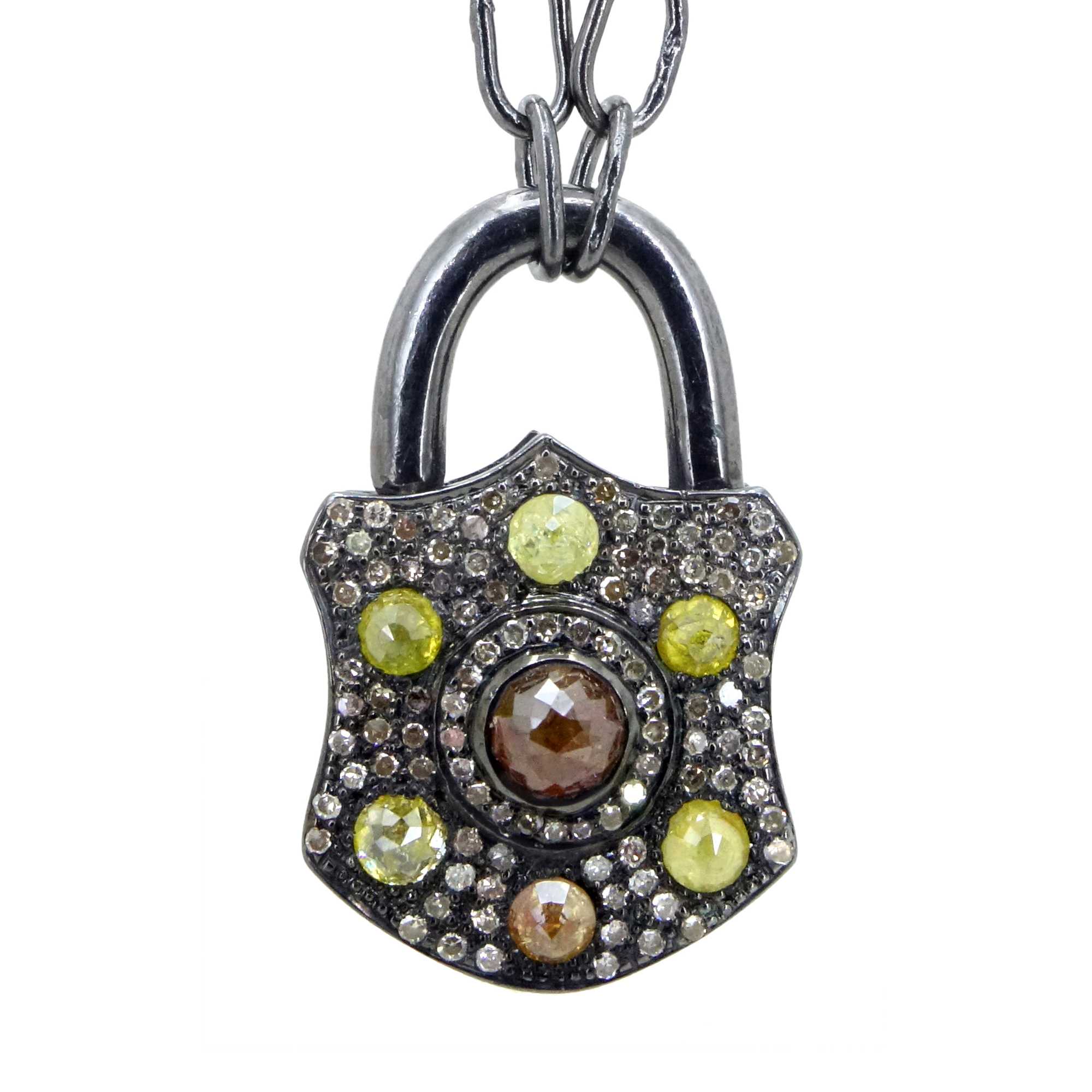 925 Sterling Silver Fashion Pendant With Chain Fine Jewelry Manufacturer