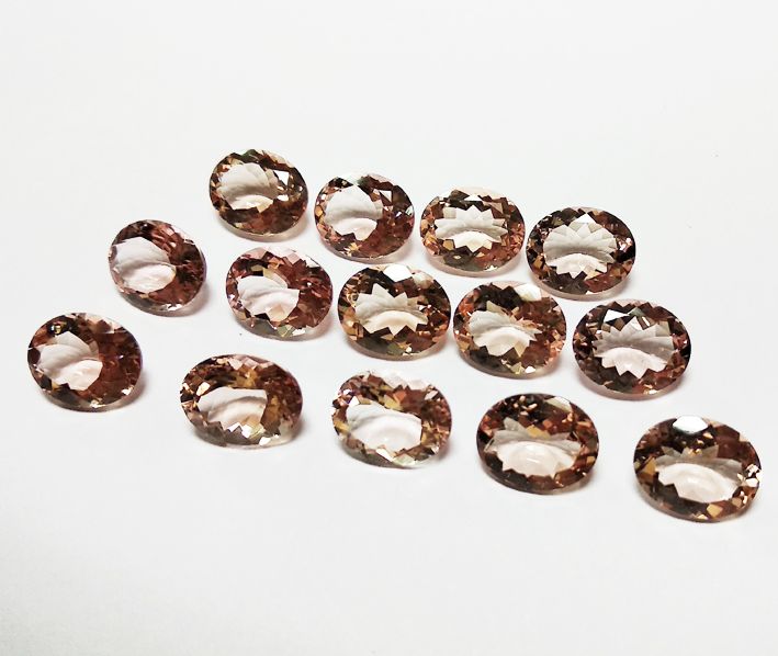 Pink Morganite Gemstone Oval Cut  Calibrated Gemstone Supplier