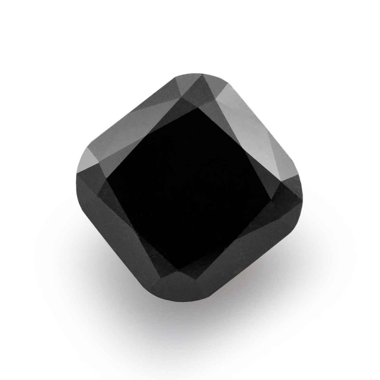 Wholesale Natural Cushion Shape Black Diamond for Making Solitaire Ring