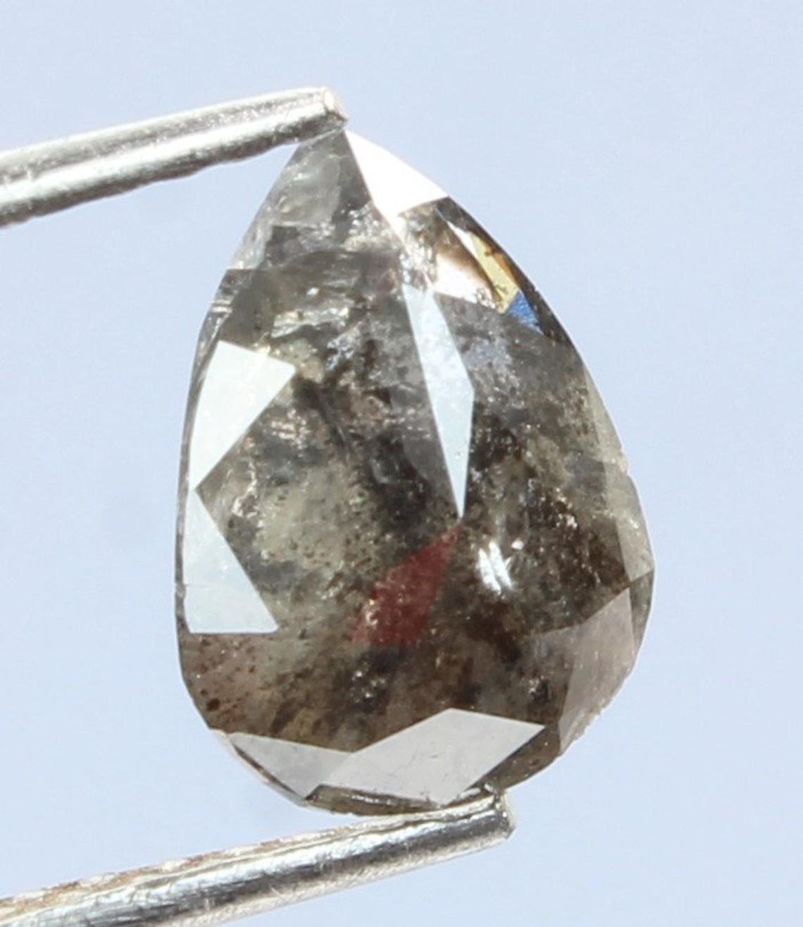 Loose Natural Rose Cut Salt and pepper diamond for vintage and antique exporter