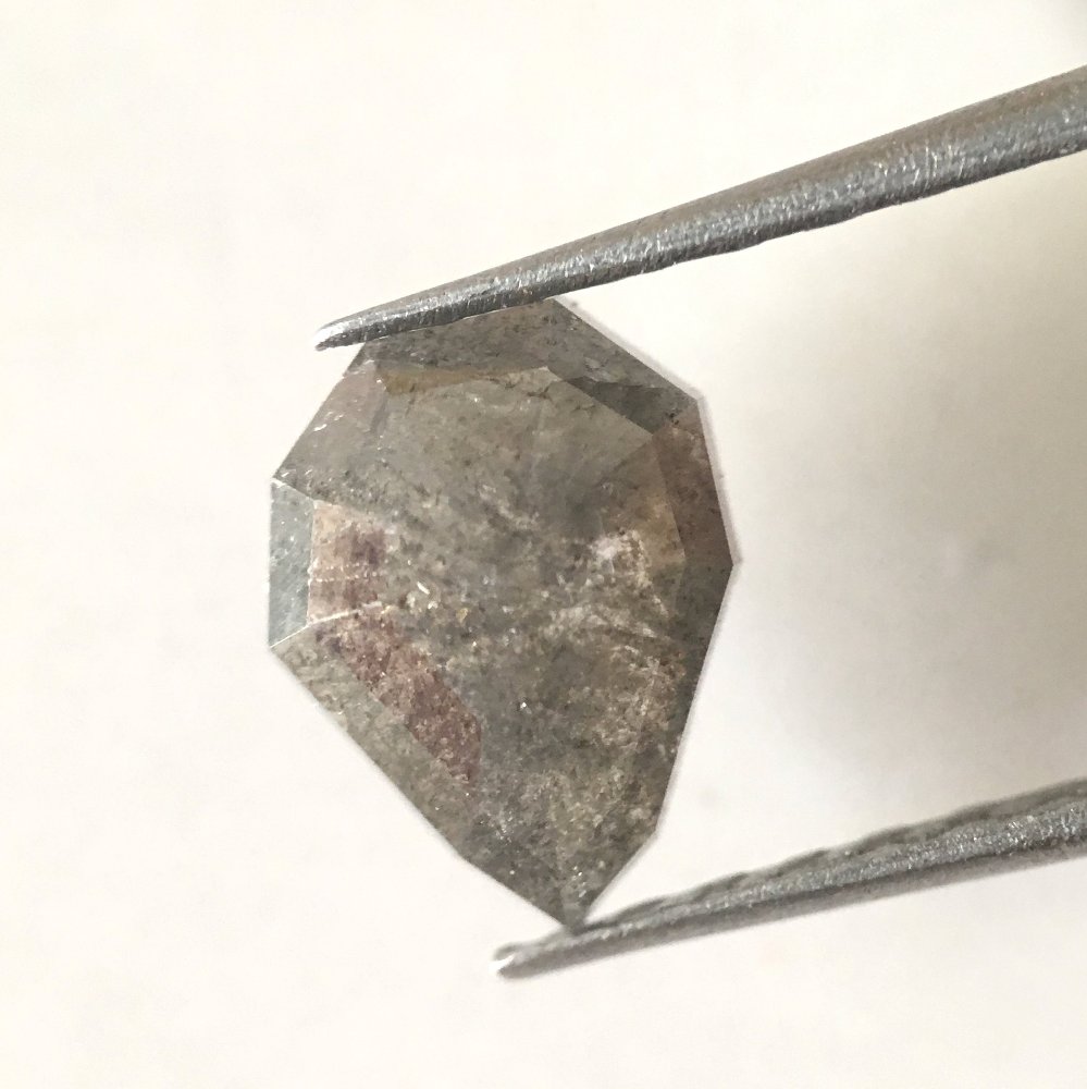 Natural Loose Grey Color Antique Pear Shape Diamond Supplier