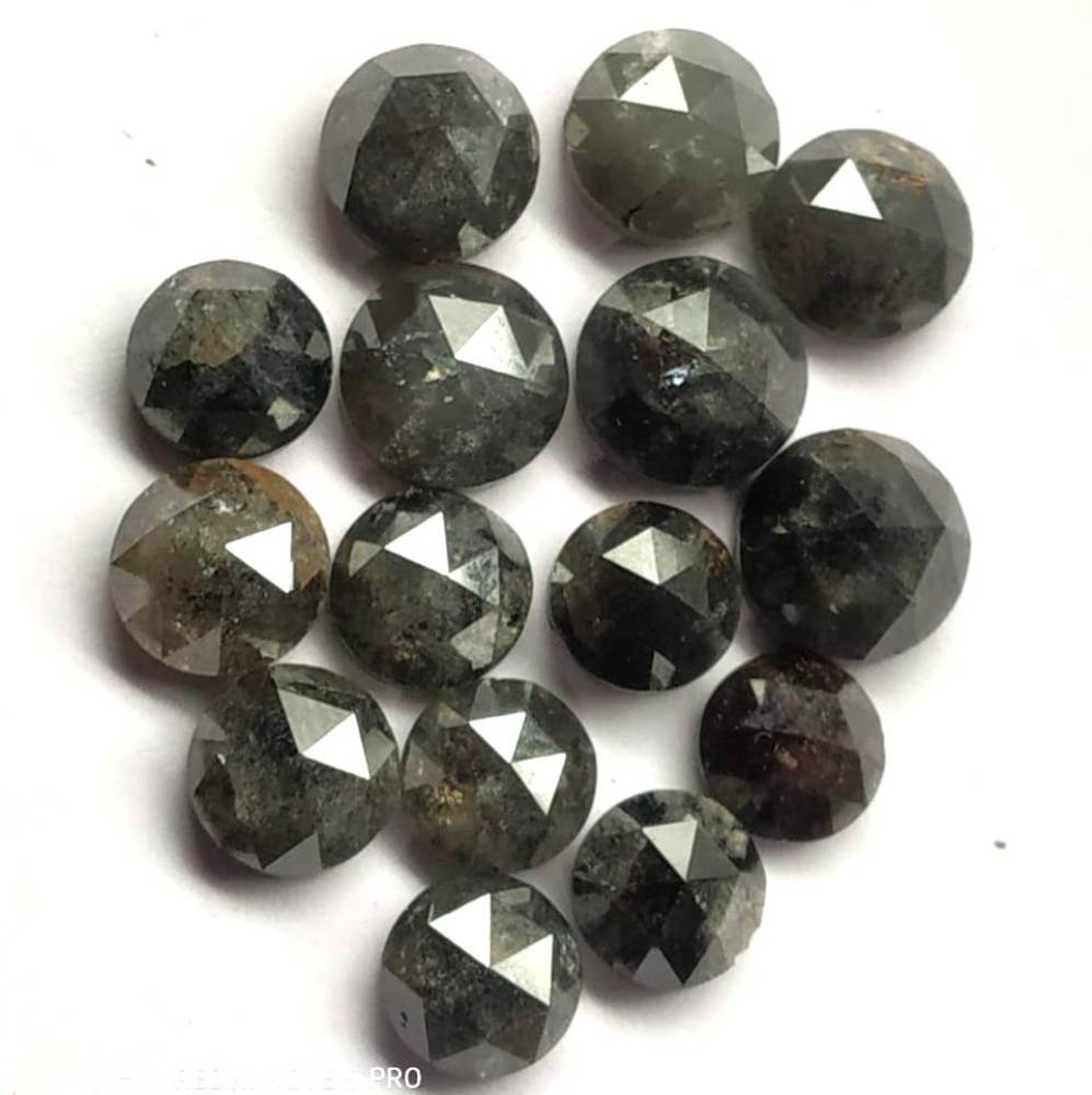 Natural Fancy Salt and Pepper Rustic Diamonds manufacturer