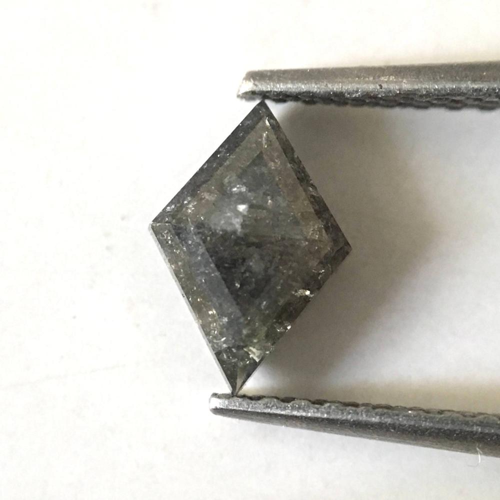 Natural Loose Salt and Pepper Antique Kite Shape Diamonds exporter
