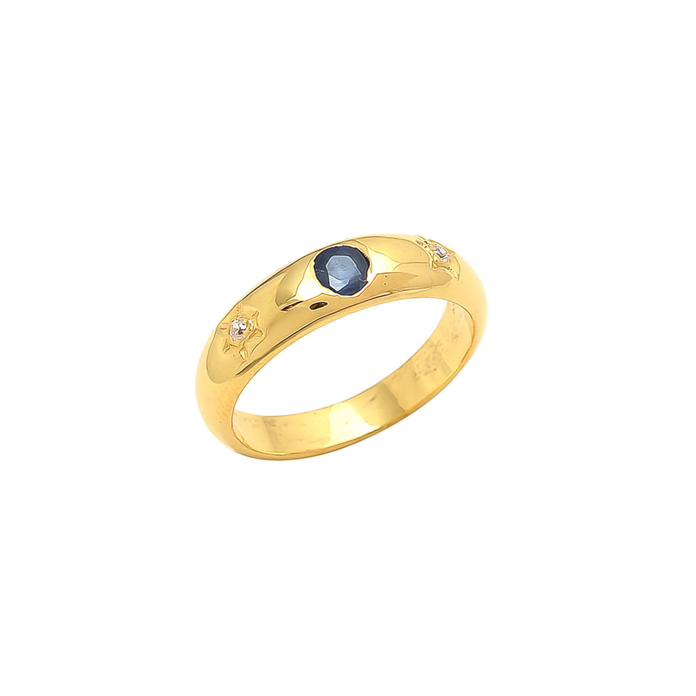 Blue Sapphire Gemstone Ring 925 sterling silver Ring Supplier