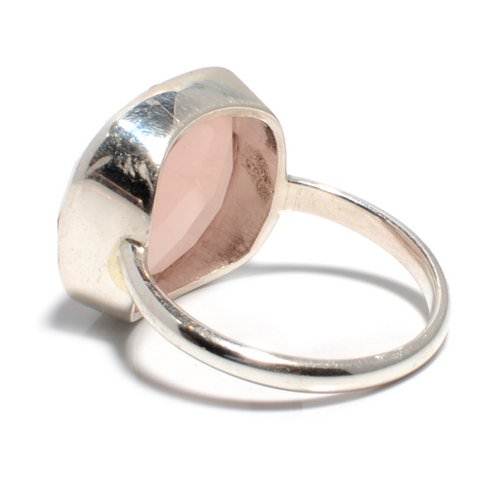 Jaipur Jewelry Pink Chalcedony Ring Supplier