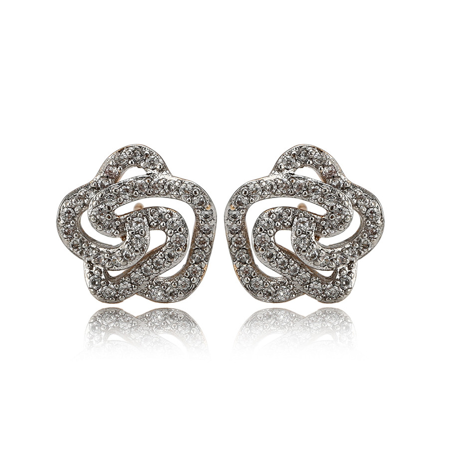 Diamond light luxury vintage temperament earring Exporter