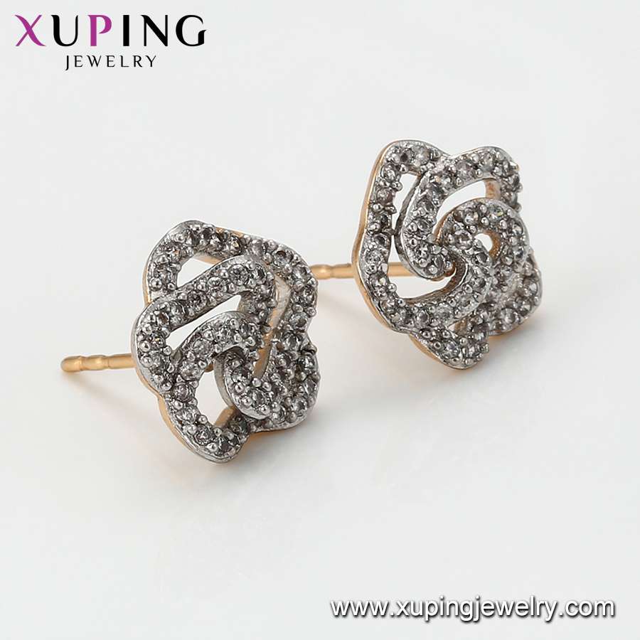 Diamond light luxury vintage temperament earring Exporter