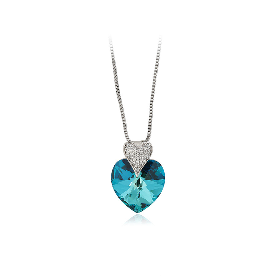 Bue romantic heart-shaped simple fashion women's necklace Wholesaler