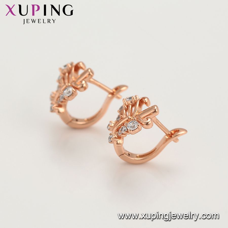 Arrival rose gold color butterfly stud earrings Supplier