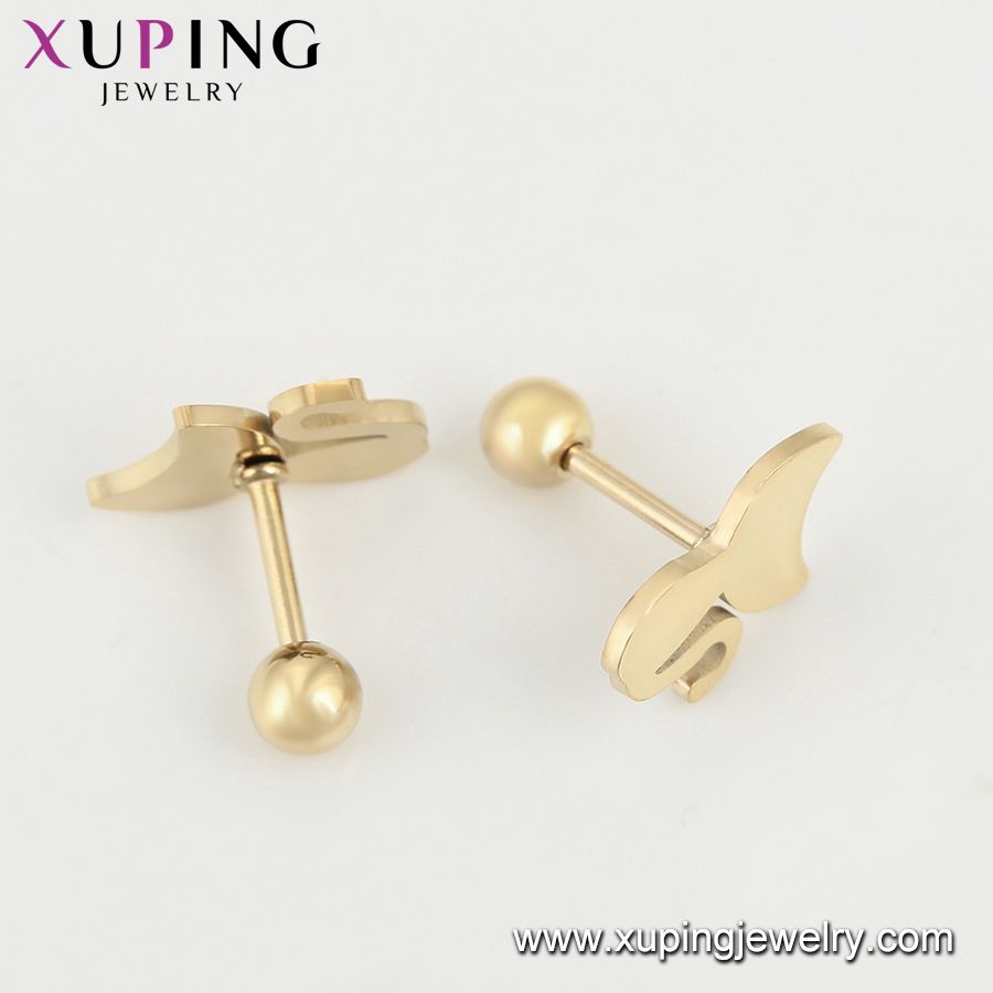Playful cat stainless steel women's earrings Exporter