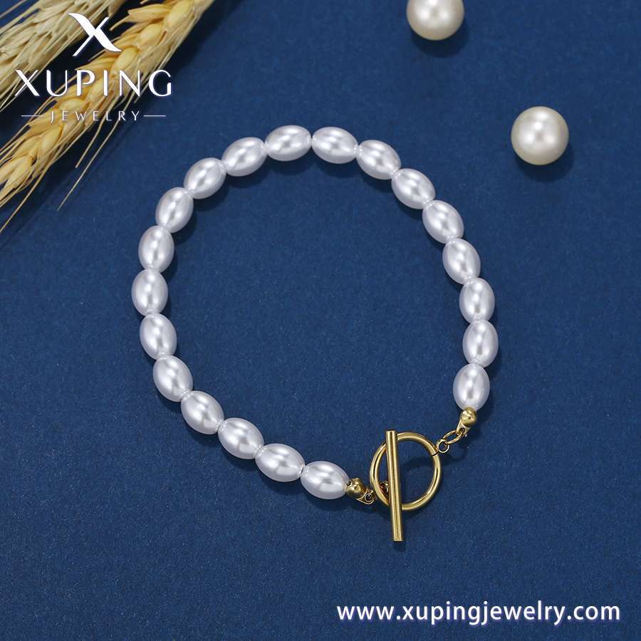 Stainless Steel Pearl New Design Hand Charm Pendant Bracelets for Girls Exporter
