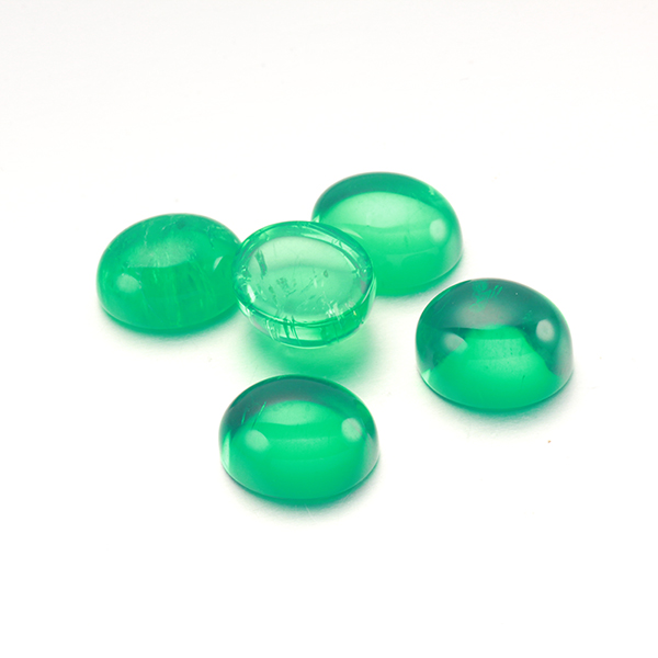Wholesale price per carat flat bottom cabochon synthetic Gemstone