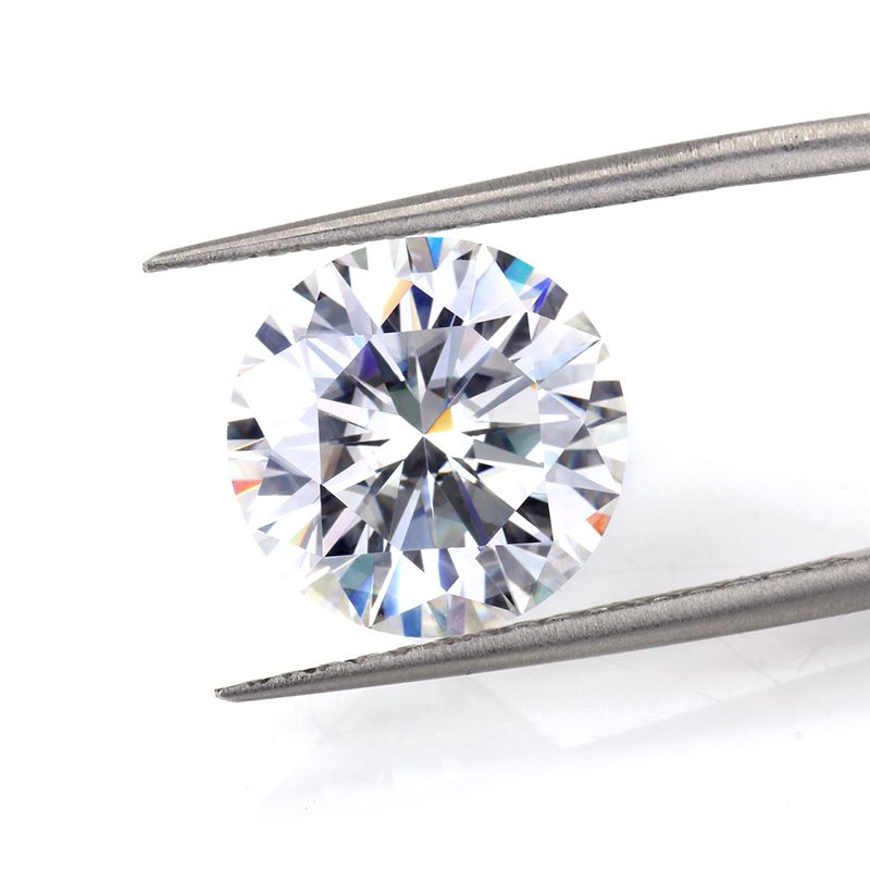 VVS Moissanite SiC round 1carat 6.5mm synthetic moissanite diamond Supplier