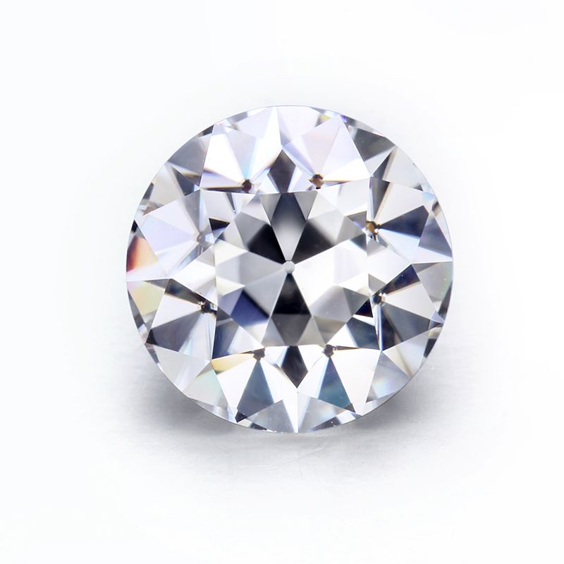 European cut 7mm moissanite diamond for rings jewelry women Supplier