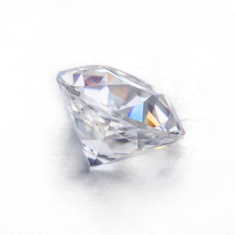 European cut 7mm moissanite diamond for rings jewelry women Supplier