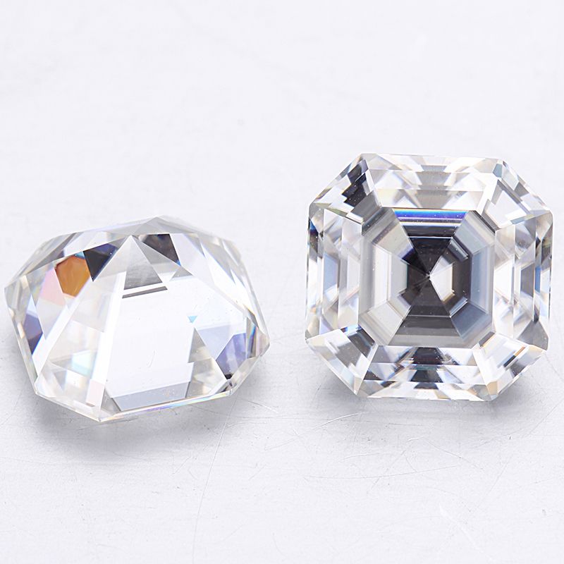 Loose Stones 1carat asscher cut moissanite Supplier